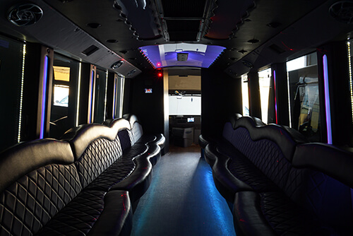 Inside a Jackson Party Bus