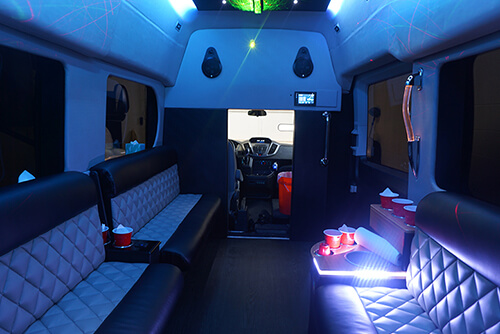 Luxurious party van