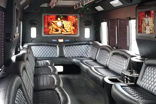 Luxurious party bus