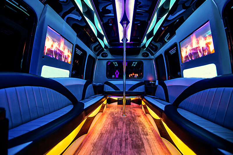 interior party bus