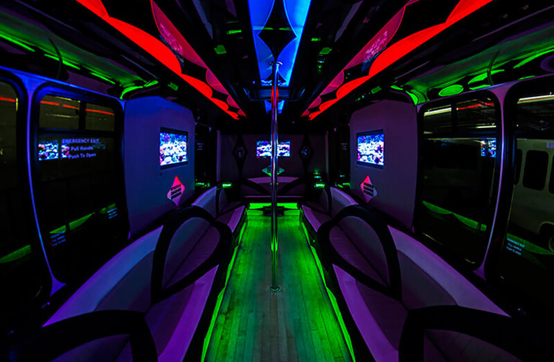 party bus jackson, mi, interior