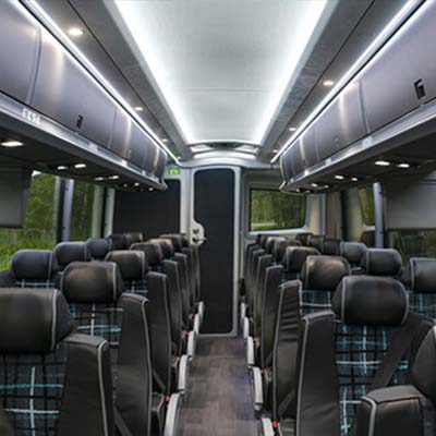 charter bus seating