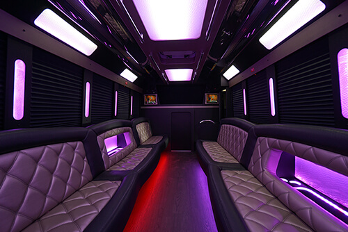 Party Bus with LED lighting