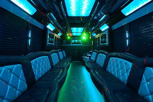 inside a Party Bus