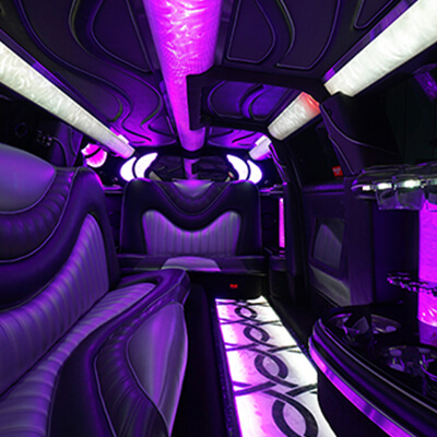 stretch limousine services interiors