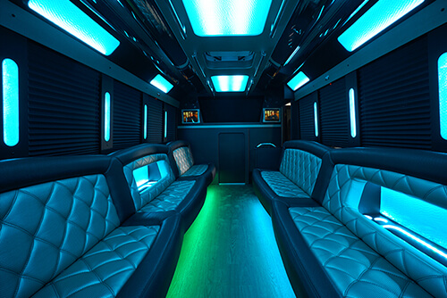 Flint Party Bus interior