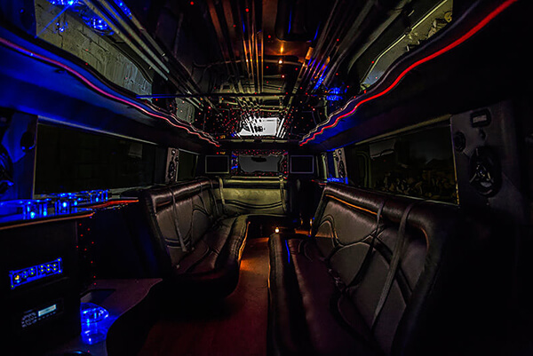 Hummer Limousine interior