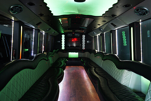 Jackson Party Bus with LED lights