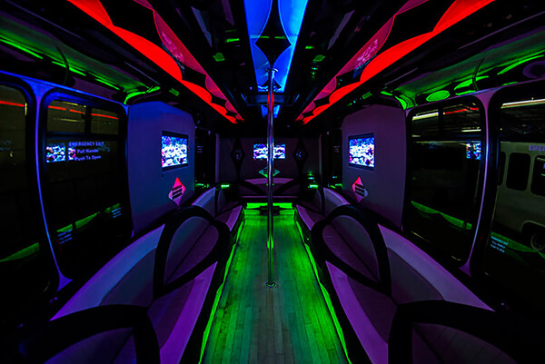 Fun Party Bus interior