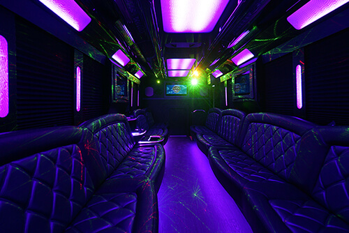Party Bus with LED lighting