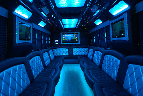 Inside a Party Bus