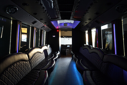 Large Party Bus interior